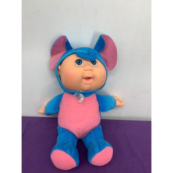 Cabbage Patch Kids 2020 10 Inch Doll Blue Pink Elephant Outfit Blue Eyes - Picture 1 of 4
